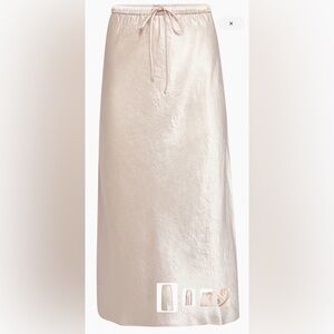 Babaton Artizia Skyscraper satin skirt